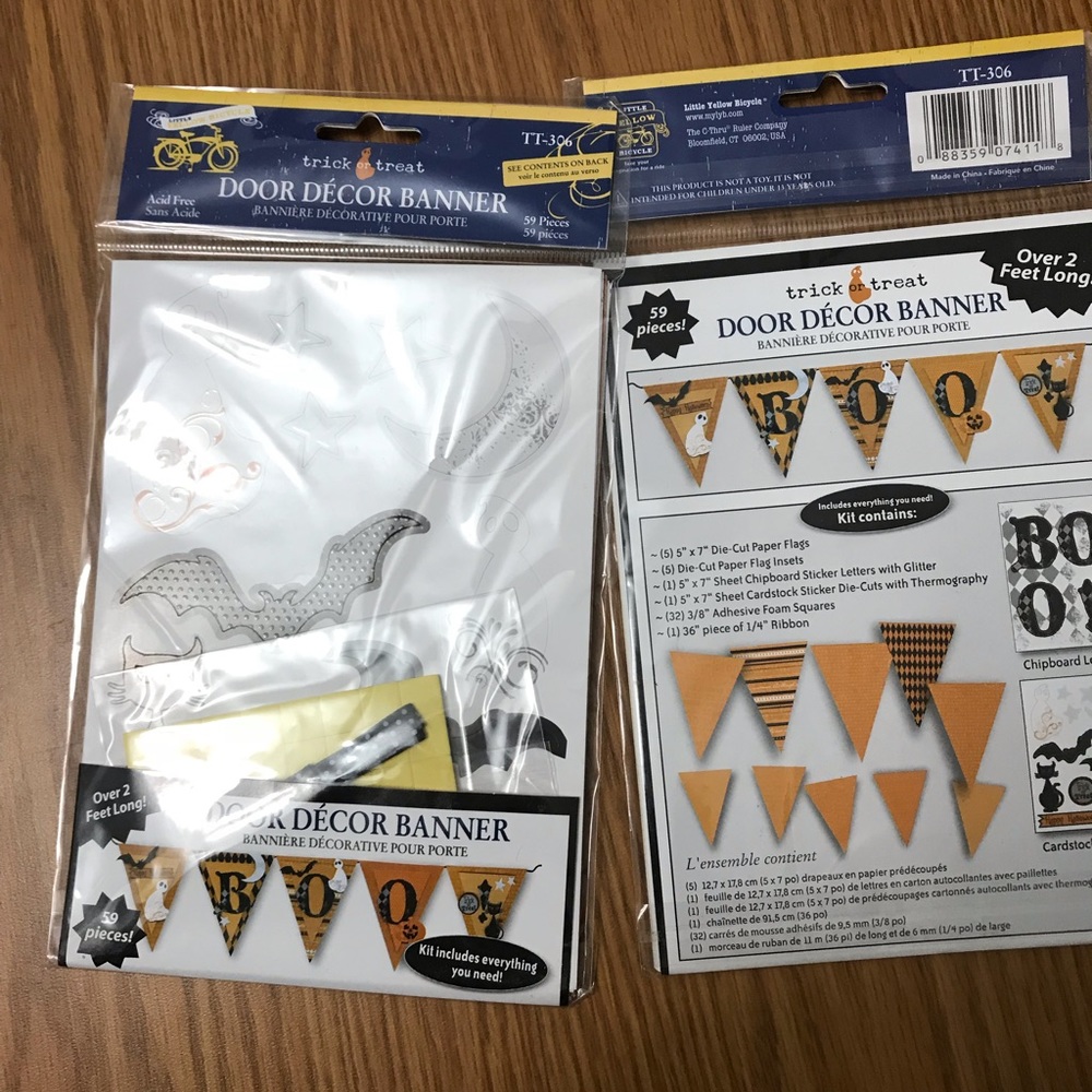 NWT Halloween door banners. See pic for size